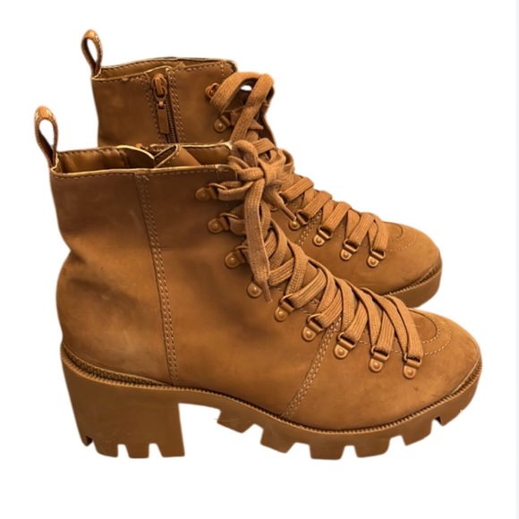 SCHUTZ  Xayane Combat Boots in Hazel Size 9 - Picture 2 of 12